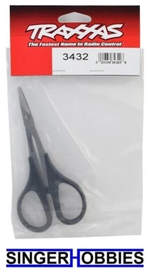 Traxxas 3432 Curved Tip Polycarbonate Scissors NEW IN PACKAGE TRA3432 TRA1 - Image 1 of 2