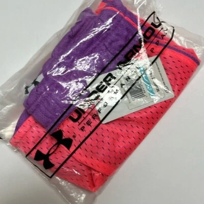 Under Armour Pink & Purple Cool & Dry Basketball Girl Shorts Size 5, NWT - Image 1 of 2