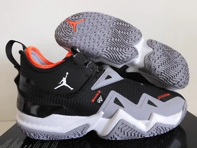 NIKE AIR JORDAN RUSSEL WESTBROOK ONE TAKE NEGRO-BLANCO-CEMENTO TALLA 11 [CJ0780-001] Foto 1 de 4