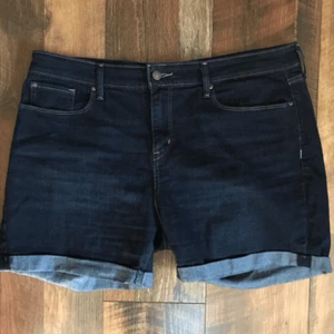Levi’s signature denim walking shorts SZ 14 (32) rolled cuffed jean shorts (Ry) - Picture 1 of 5