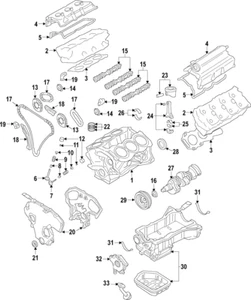 Genuine Infiniti Piston Ring Set 12033-6KA0A - Picture 1 of 2