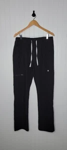 Figs Men's Black Cairo Cargo Scrub Pants Straight Leg Drawstring Pockets Size M - Picture 1 of 10