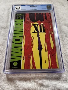 Watchmen #12 CGC 9.6 White Pages 1986 Alan Moore DC Comics Death of Rorschach - Picture 1 of 3