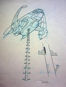 Wild C.A.T.s Jim Lee Serie de TV Producción FIRMADO Rich Dannys Accesorios de Ubicación #RD - Imagen 1 de 2