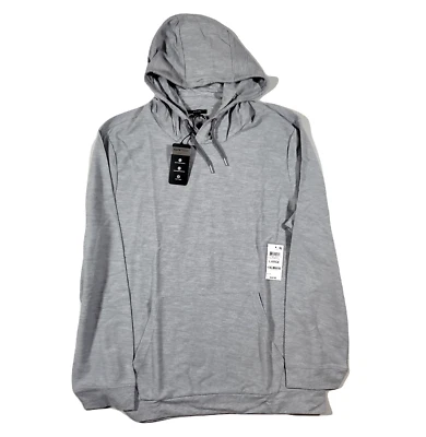 Alfani Gris Jaspeado Manga Larga Absorbe la Humedad Camiseta Sudadera con Capucha Para Hombres Grande NUEVO Foto 1 de 4