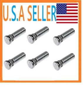 (Lot of 6) Serrated Wheel Stud M12 (1.50)R DORMAN 98498.1 (610-254) - Picture 1 of 4