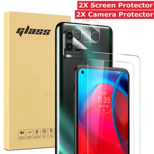 For Motorola Moto G Stylus 5G 2021 2022 Tempered Glass Screen + Camera Protector - Picture 1 of 15