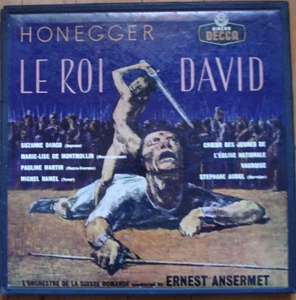 ANSERMET 2 LP's BOX Spein 195? HONEGGER Le Roi David - Picture 1 of 1