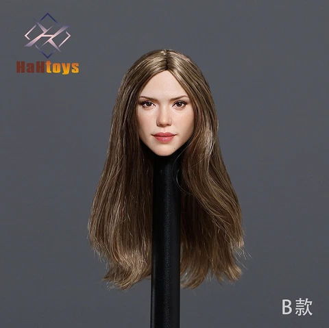 HAHTOYS H005 1/6 Beauty Star Girl Head Sculpt For 12'' Female PH Figure Body B Cover