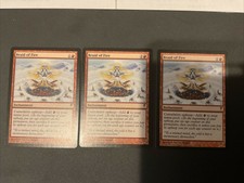 MTG x3 Braid of Fire Coldsnap English magic the gathering actual pics NM