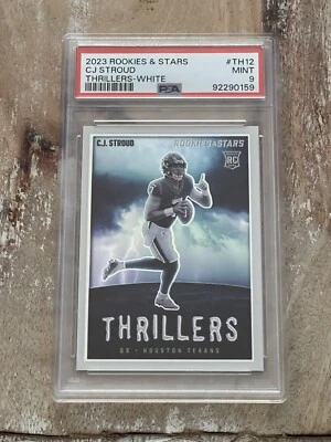 2023 Panini Rookies & Stars CJ Stroud White Thrillers 073/149 PSA 9 - Image 1 of 2