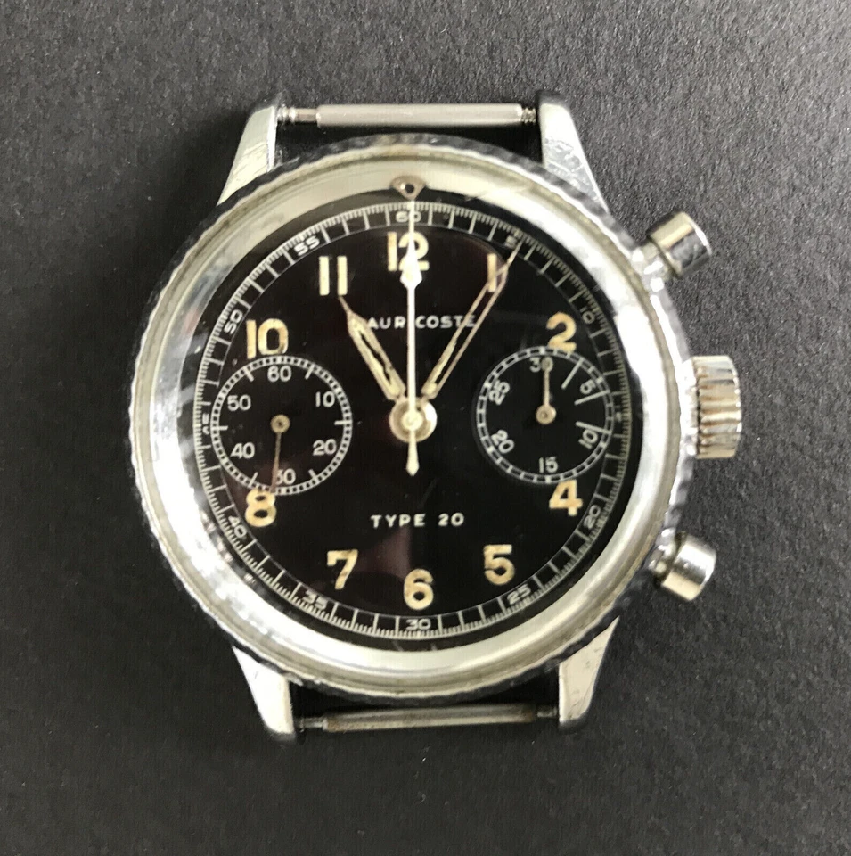 AURICOSTE TYPE 20 MONTRE CHRONOGRAPHE FLYBACK ARMÉE DE L'AIR 2000 EXEMPLAIRES - Photo 1/4