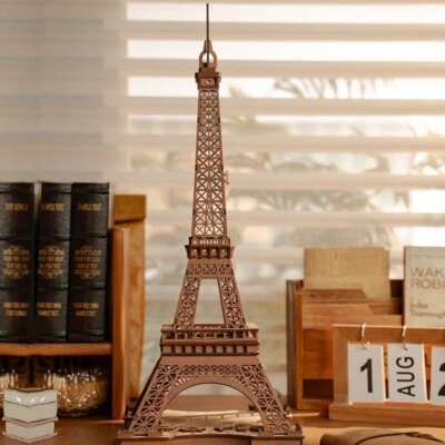 Rolife Eiffel Tower Large Wooden Puzzle with 4 light shows Budding Toy for Gift - Image 1 of 4