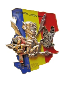 INSIGNE DU GENIE DE L'AIR 25° BGA 4° COGA OPEX TCHAD 18° MANDAT Y. DELSART - Imagen 1 de 2