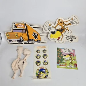 Vtg Lot Cheetos Chester Cheetah Display Pieces, Balloons, Stickers, Postcard - Picture 1 of 9