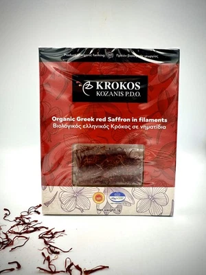 Organic Greek Red Saffron in Filaments | 1g - 25g | Crocus Sativus - Bild 1 von 2