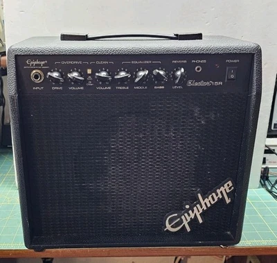 Amplificador de guitarra eléctrica Epiphone Electar 15 con fuente de alimentación - PROBADO FUNCIONANDO Foto 1 de 4