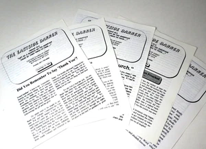 The Eastside Banner Eastside Church of Christ Bulletin Nov. & Dec. 1994 6 Issues - Picture 1 of 5