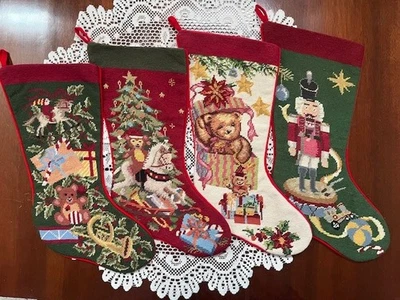 22x9 «ВЫ ВЫБИРАЕТЕ - у меня есть 100 + вышивка рождественские чулки - SFERRA серии 1 - Изображение 1 из 4