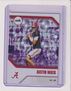 2025 ONIT ALABAMA CRIMSON TIDE PURPLE #P-4 AUSTIN MACK 143/199 - Picture 1 of 1