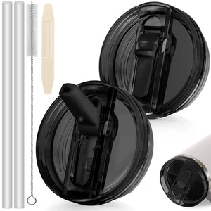 30 Unzen Flip Strohhalm Auslaufsicher Deckel für Stanley Tasse Zubehör, 2er Pack Kein Verschütten L... - Bild 1 von 7