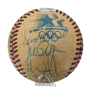 1984 US Olympic Team Autographed Olympiad Game Ball - PSA/DNA LOA (20 Sigs) - Picture 1 of 7