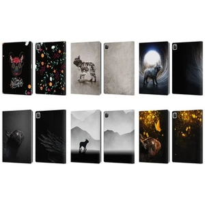 OFFICIAL KLAUDIA SENATOR FRENCH BULLDOG LEATHER BOOK WALLET CASE FOR APPLE iPAD - Picture 1 of 12