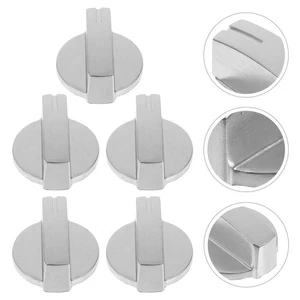 5 Pcs Gas Stove Knob Control Assembly Stainless Steel Stover Turn Knobs - Picture 1 of 12