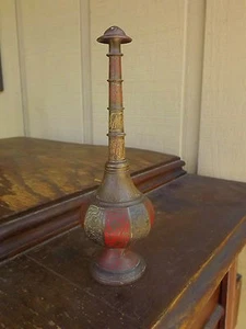 Vintage Ornate Brass India Turkey Turhish Middle Eastern Rose Waterer - Picture 1 of 4