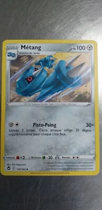Pokémon Card Metang 118/195 Silver Tempest, From The Booster, French - Picture 1 of 1