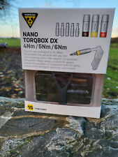 TOPEAK Nano TorqBox DX tuleja dynamometryczna 4Nm / 5Nm / 6Nm bity dokładny moment dokręcania