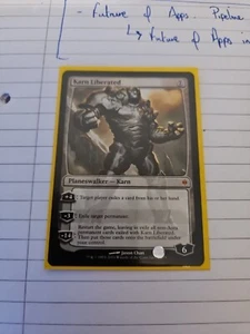 Magic the Gathering MTG Karn Liberated New Phyrexia 1/175 Mythic Nr Mint - Picture 1 of 2