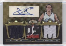 2007-08 Topps Triple Threads Relic Sepia /5 Mike Miller #TTRA64 Auto