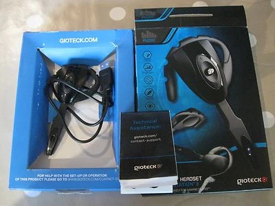Gioteck EX-01 Black Ear-hook Headsets for Sony PlayStation 3 - Image 1 of 4