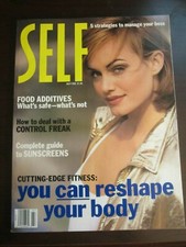 Self Magazine July 1992 Amber Valletta