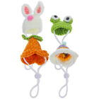  4 Pcs Mini Pet Hat Household Small Animal Delicate Knitted Has Hamster Hats