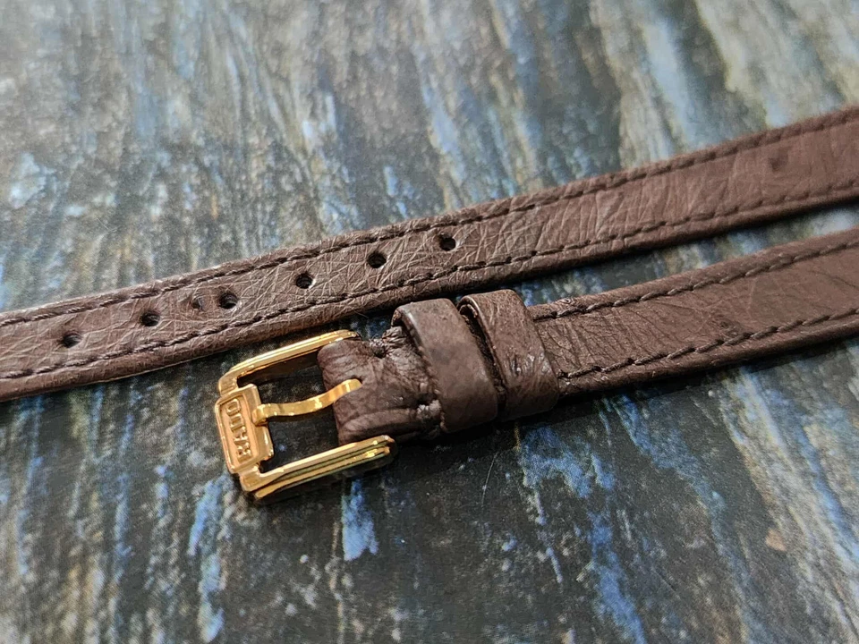 RADO LADIES LEATHER 8439 WATCH STRAP BAND BROWN COLOR. - Image 1 of 3