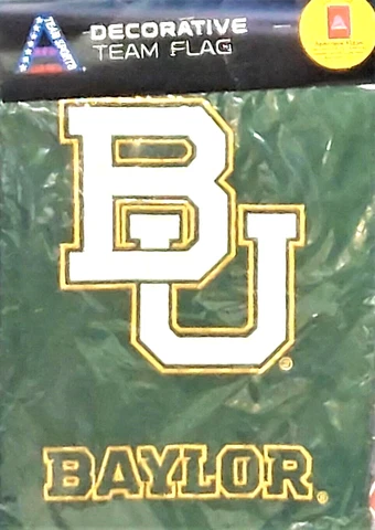 Baylor Bears Decorative Embellished Team Garden Flag New Evergreen Cover