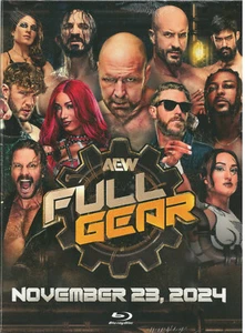 All Elite Pro Wrestling AEW Full Gear 2024 Blu-ray Brand NEW Jon Moxley MJF - Imagen 1 de 2