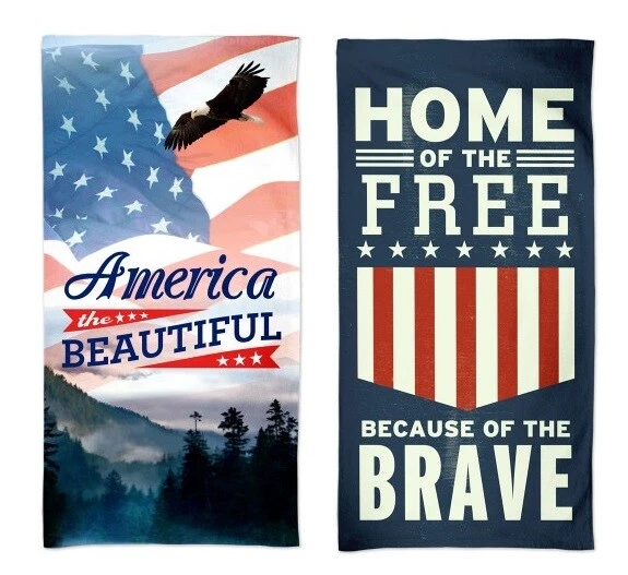 Novedad Toalla de Playa Ultra Suave, Patriótica Foto 1 de 1