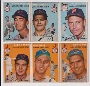 1954 TOPPS BALTIMORE ORIOLES LOT (6) - MID GRADE - Picture 1 of 1