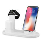 Wireless Charger Dock Charging Station 4in1 For Apple Watch Iphone15 14 13 12 11
