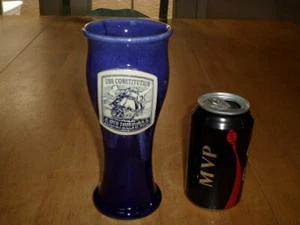 U.S.S. CONSTITUTION - OLD IRONSIDES TALL SHIP [JUMBO], CERAMIC TALL CUP, VINTAGE - Picture 1 of 9