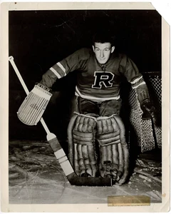 New Haven Ramblers Goalie signed autographed 8x10 photo! RARE! 13306 - Picture 1 of 1