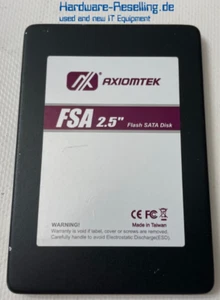 Axiomtek Fsa 128GB 2,5 " SATA III 6G MLC Nand FSA128GMW5T - Afbeelding 1 van 2