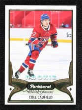 2021-22 Upper Deck Parkhurst Rookies Gold Lite FX Cole Caufield #330 Rookie RC