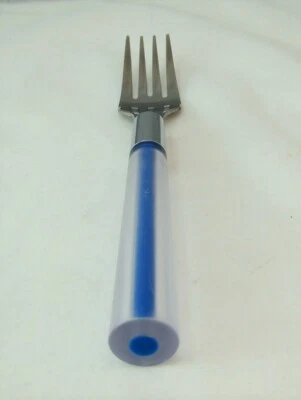 Ikea Design Von Ivar Ledang Skymta Blau (Kunststoffgriff) Dinner Gabel (S) Neu - Bild 1 von 4