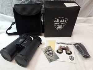 Revival Gear 10x42 Binoculars Field 5.6 Field Glasses W/ Strap & Carry Case Bag - Picture 1 of 16