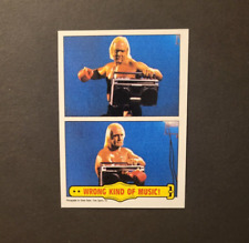 1985 WWF Topps HULK HOGAN Card #56 Wrong Kind of Music - HULKSTER