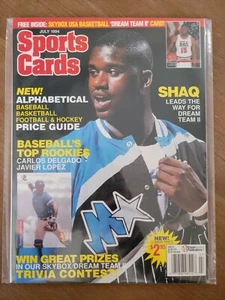 SPORTS CARDS MAGAZINE JULY 1994 SHAQUILLE O'NEAL SHAQ COVER MAGIC JOHNSON - Picture 1 of 2